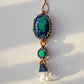 Azure Key Knotted Amulet