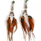 Vera Cruz Key Feather Earrings