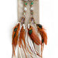 Vera Cruz Key Feather Earrings