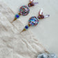 Rainbow Key Gemstone Earrings