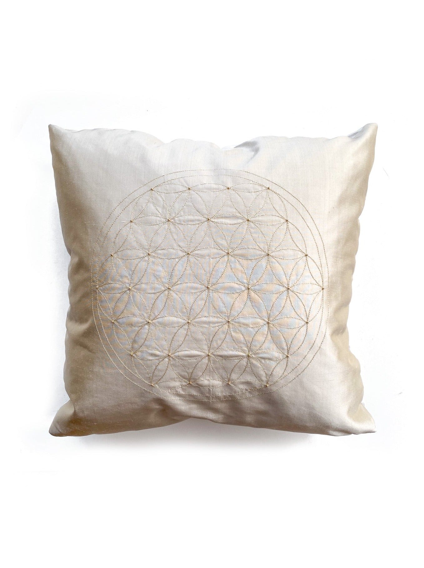 Silk & Velvet Sacred Geometry Pillow