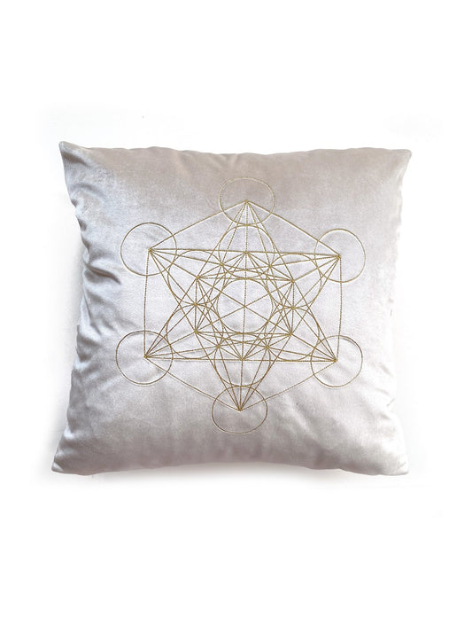 Sacred Geometry Velvet Pillow