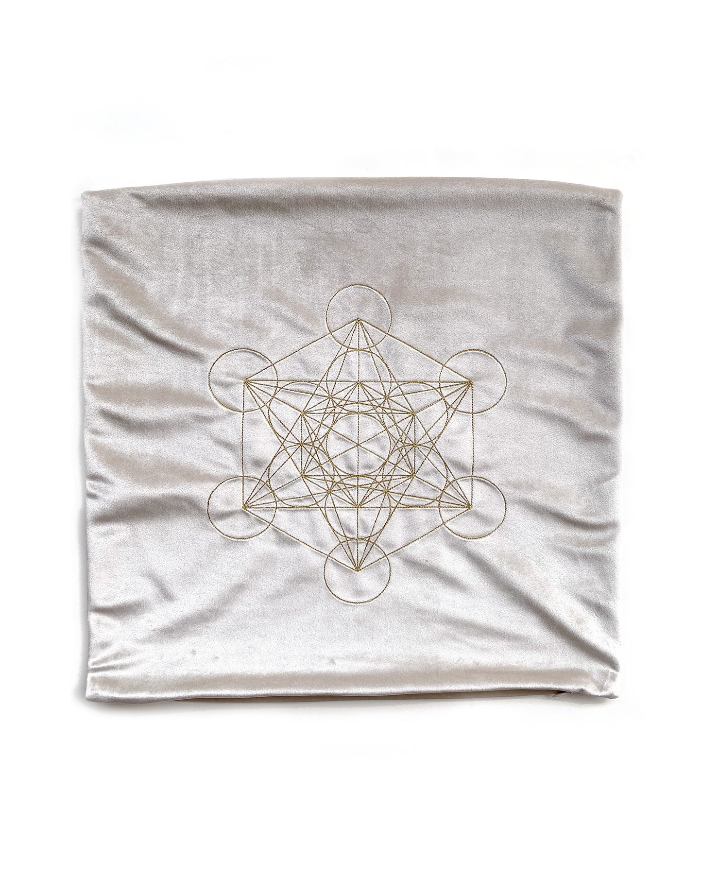 Sacred Geometry Velvet Pillow