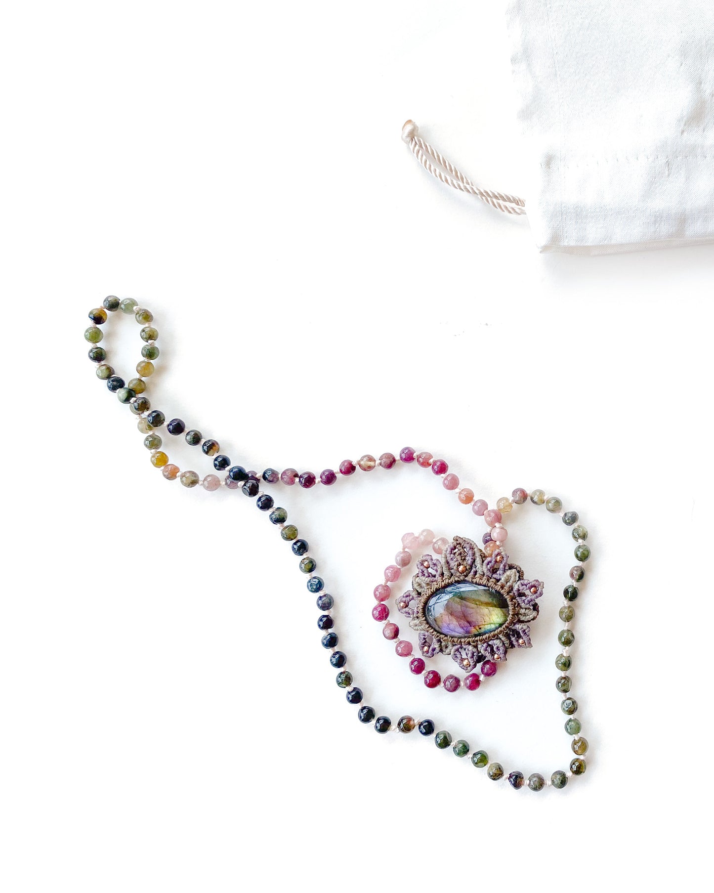 Rainbow Lotus 108 Meditation Mala