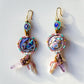 Rainbow Key Gemstone Earrings