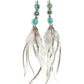 SERENA KEY - FEATHER EARRINGS