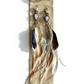 MOON KEY FEATHER EARRINGS