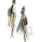 MOON KEY FEATHER EARRINGS