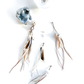 MOON KEY FEATHER EARRINGS